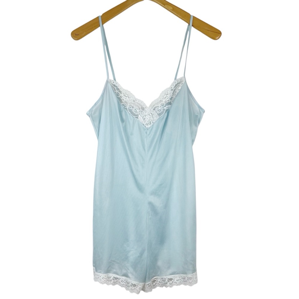 Vintage Sears JR Bazaar Nylon Shorts Lingerie Romper Union Made